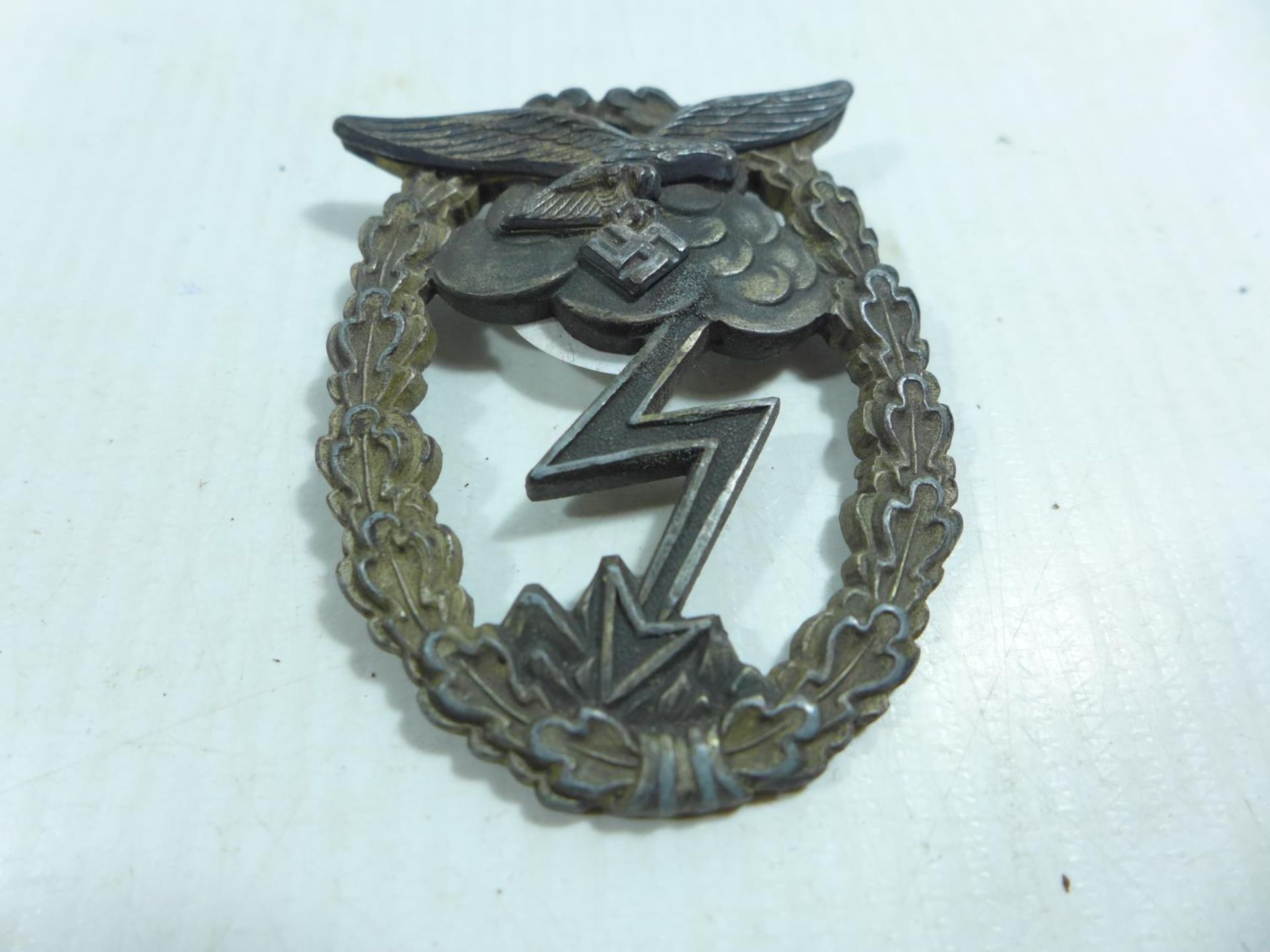 A WORLD WAR II NAZI GERMANY LUFTWAFFE GROUND ASSAULT BADGE A/F