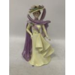 A COALPORT LIMITED EDITION 'THE ASCOT LADY' FIGURE