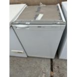 A WHITE BOSCH UNDERCOUNTER FRIDGE