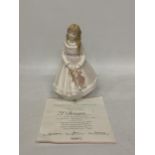 A ROYAL WORCESTER 'I DREAM' LIMITED EDITION FIGURE WITH CERTIFICATE