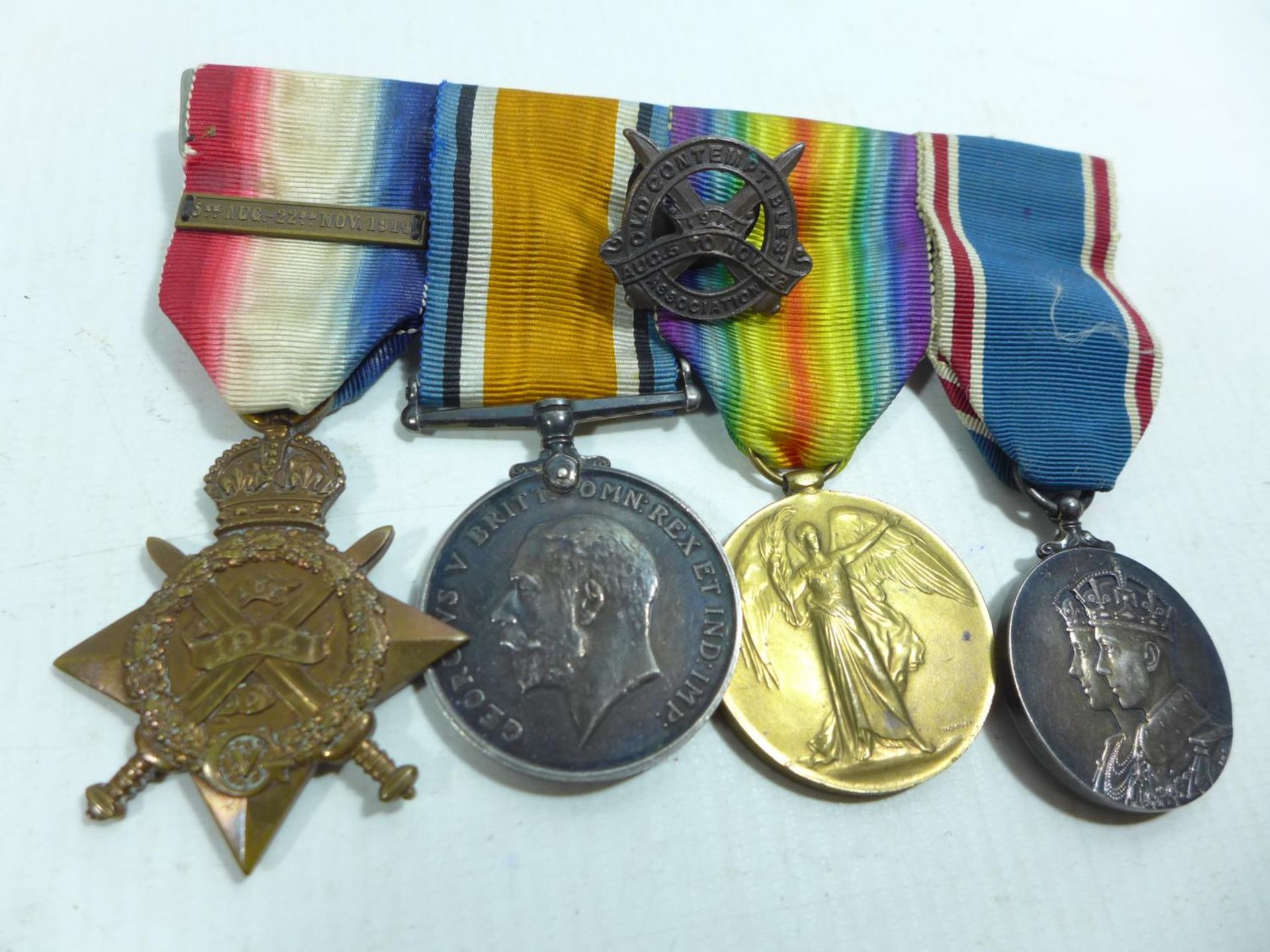 A WORLD WAR I MEDAL GROUP AWARDED TO 28797 2ND LIEUTENANT G HEMINGWAY OF THE ROYAL ENGINEERS,