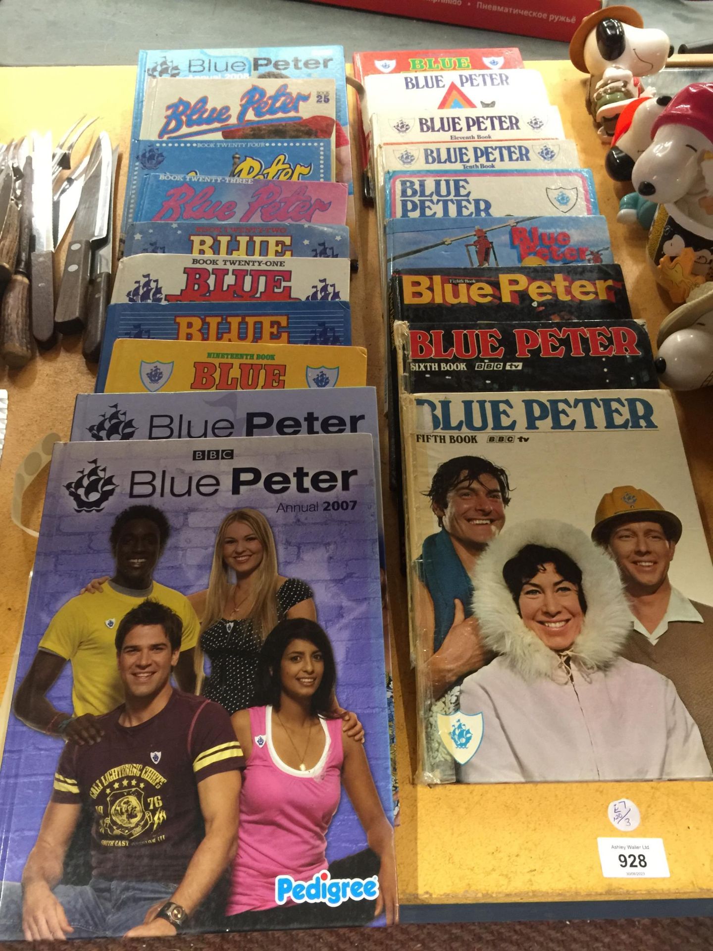 A COLLECTION OF BLUE PETER ANNUALS