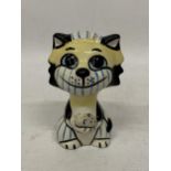 A LORNA BAILEY CAT AND MOUSE FIGURE