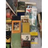 A GROUP OF BOOKS RELATED TO HORSE RIDING, SHOW JUMPING ETC