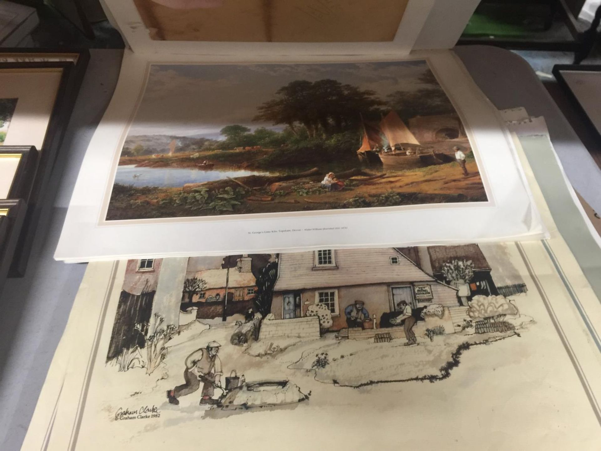 TWO FRAMED PRINTS, NETHER ALDERLEY MILL ETC - Bild 6 aus 6