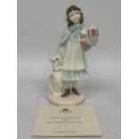 A LIMITED EDITION COALPORT 'A PRESENT FOR GRANDMA' FIGURE