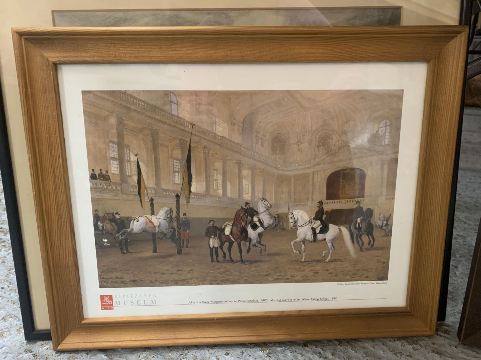 A GROUP OF THREE FRAMED HORSE RELATED PRINTS - Bild 3 aus 4