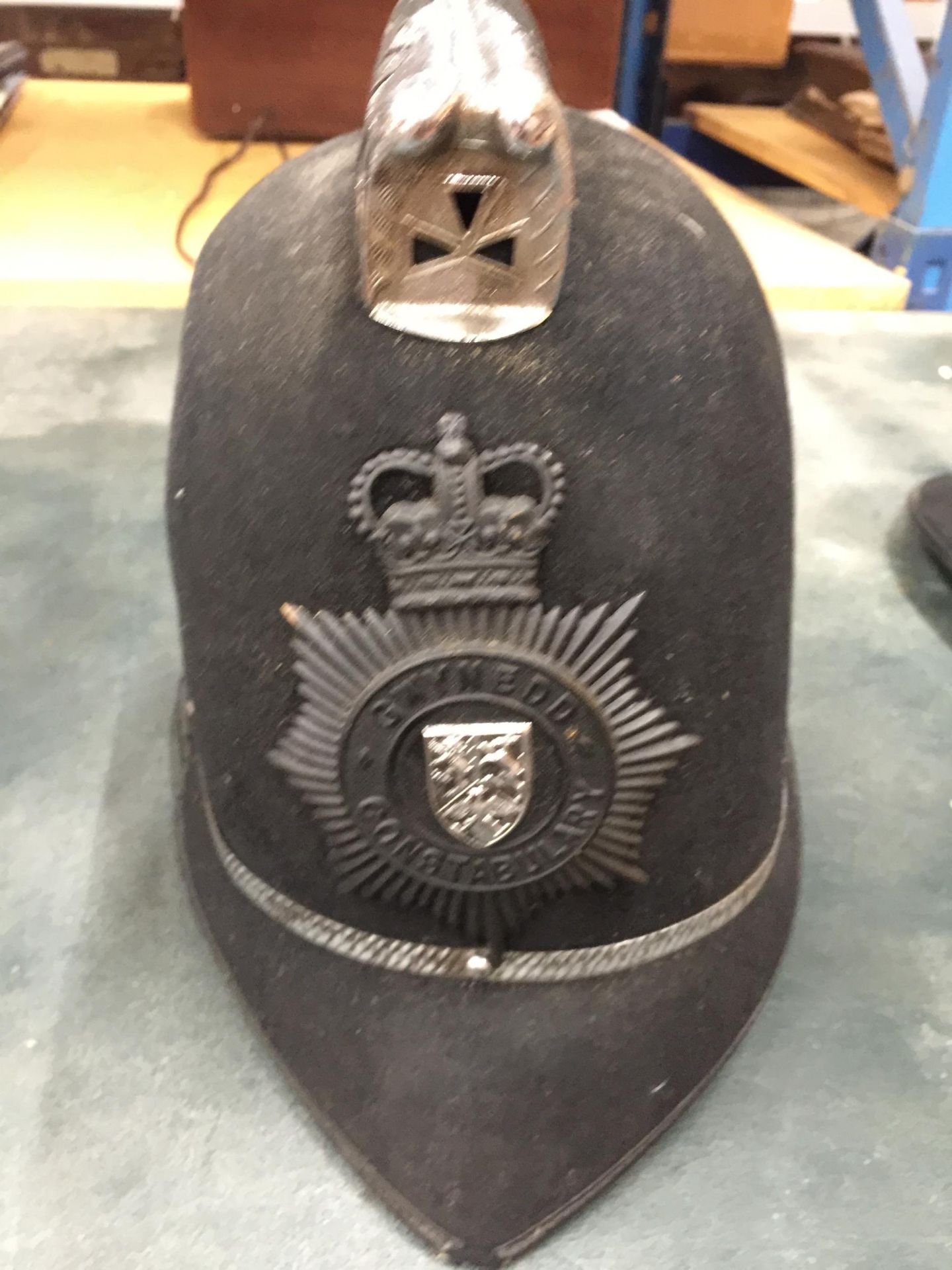 A GROUP OF THREE POLICEMAN HATS, GREATER MANCHESTER ETC - Image 3 of 5