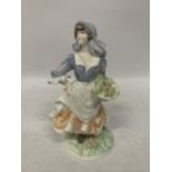 A ROYAL WORCESTER OLD COUNTRY WAYS 'ROSIE PICKING APPLES' FIGURE