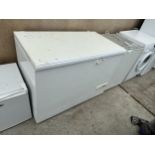 A LARGE WHITE SKANDILUXE CHEST FREEZER