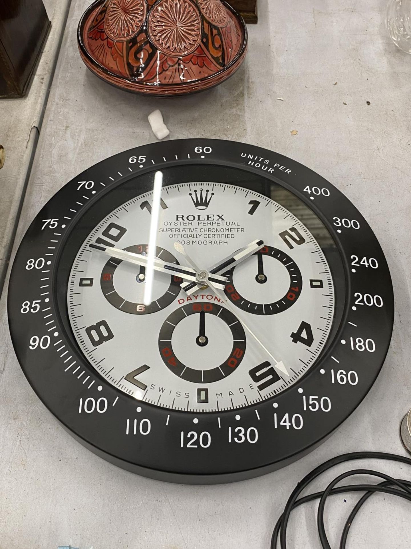 A DEALERS WALL CLOCK