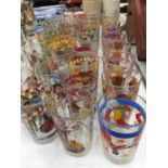 A LARGE QUANTITY OF CHILDREN'S DECORATED TUMBLERS