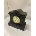 A VICTORIAN FRENCH E&A EUSTANCE, PARIS CHIMING MANTLE CLOCK