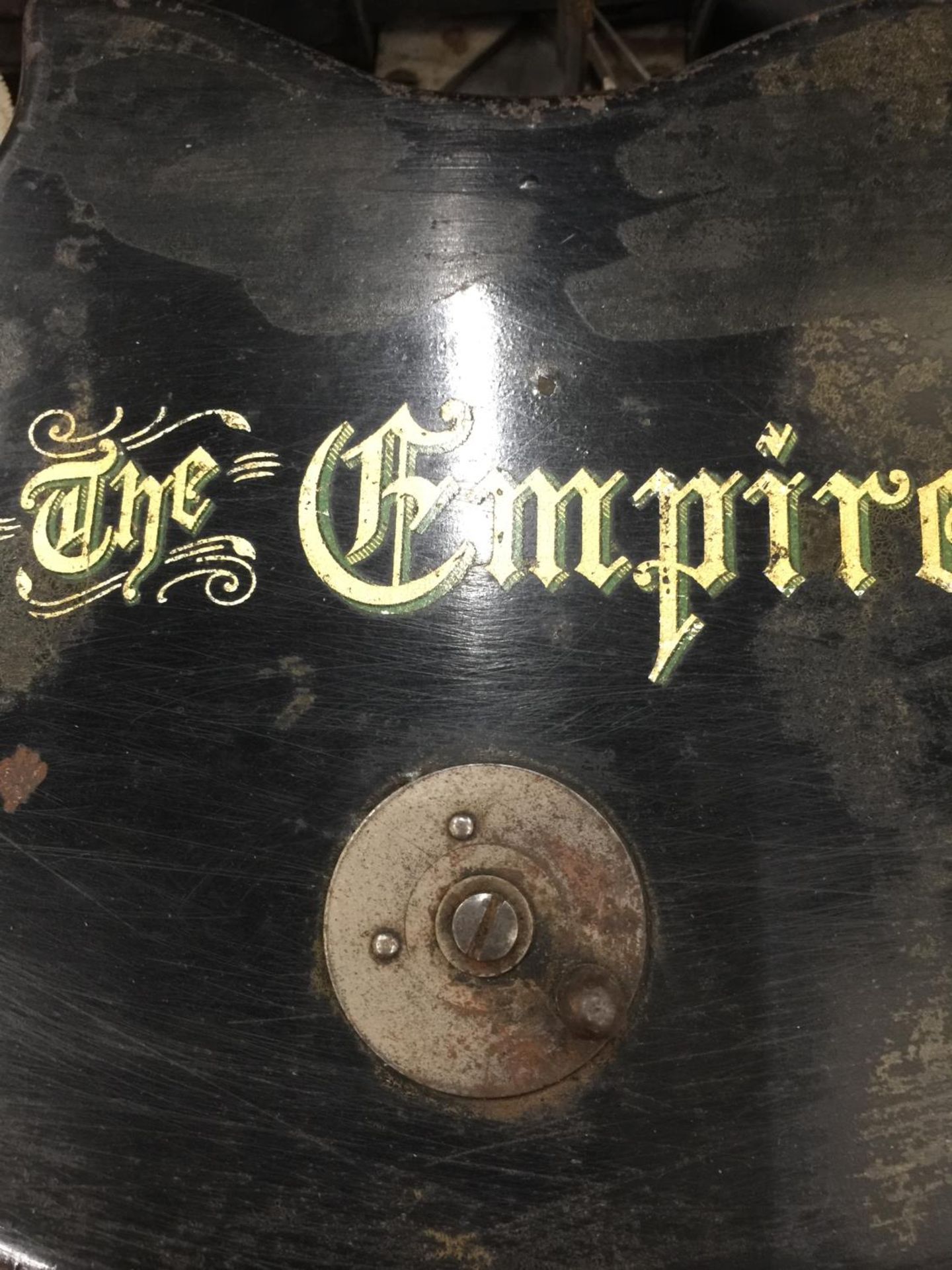 A VINTAGE 'THE EMPIRE' TYPEWRITER IN METAL CASE - Image 2 of 3