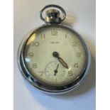 A SMITHS POCKET WATCH WITH SUB DIAL (A/F)