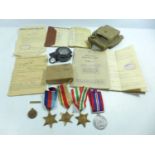 A WORLD WAR II MEDAL GROUP AWARDED TO 2737104 WARRANT SARGANT JOHN HUGHES OF THE WELSH GUARDS,