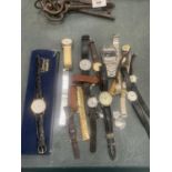 A QUANTITY OF WRISTWATCHES TO INCLUDE LIMIT, BEN SHERMAN, ETC