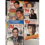 A GROUP OF 1980/1990S TV TIMES MAGAZINES