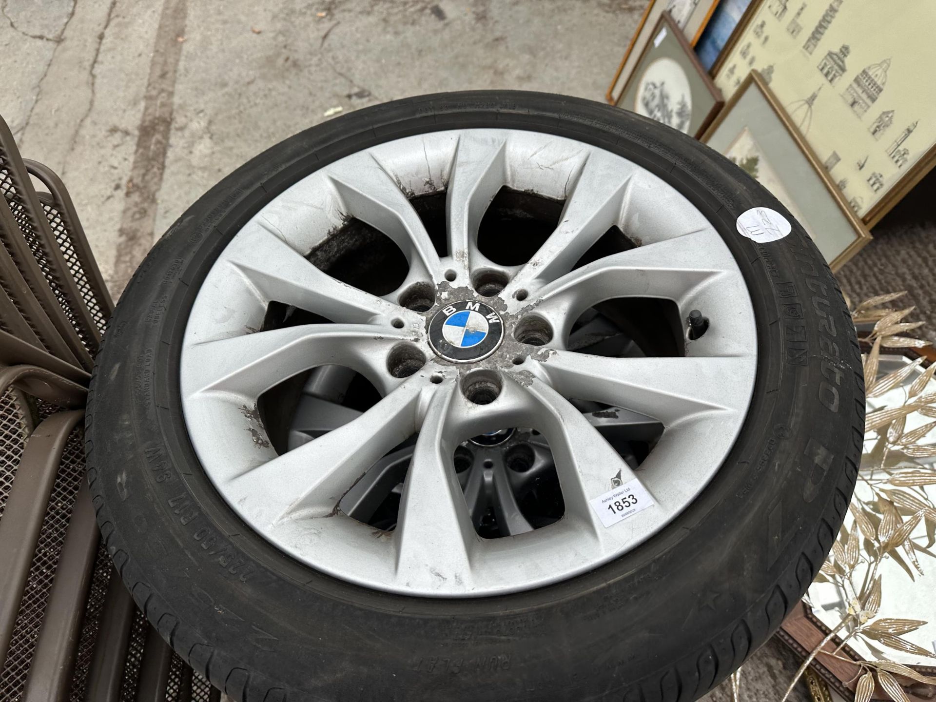 A SET OF FOUR BMW RIMS WITH 225/50 R17 TYRES - Image 2 of 3