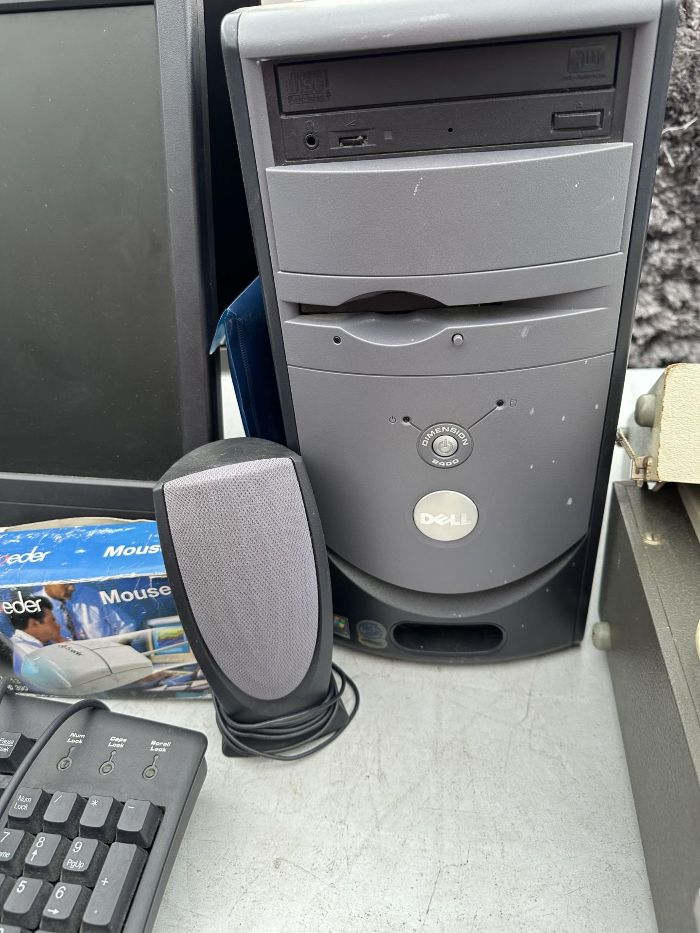 AN ASSORTMENT OF ITEMS TO INCLUDE AN APPLE COMPUTER MONITOR, A DELL MONITOR, A DELL TOWER AND - Image 3 of 3