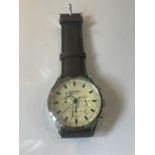 A SEKONDA CHRONOGRAPH WRIST WATCH SEEN WORKING BUT NO WARRANTY