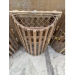 A VINTAGE STYLE WOODEN LOBSTER POT