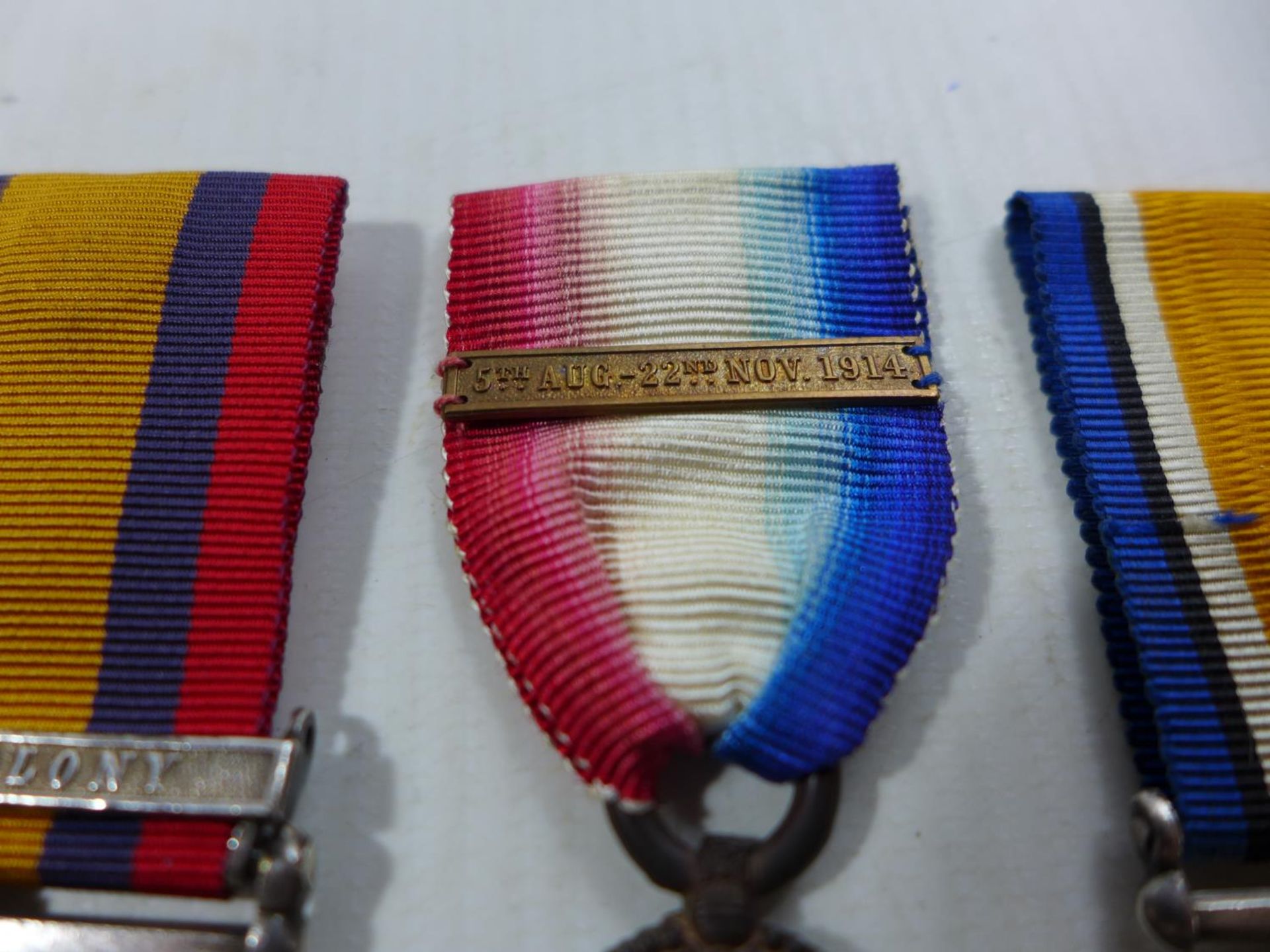 A BOER WAR AND WORLD WAR I CASUALTY MEDAL GROUP AWARDED TO 1653 PRIVATE SIMEON ROBINSON OF THE KINGS - Image 2 of 5