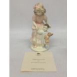 A LIMITED EDITION COALPORT 'A HELPING HAND' FIGURE