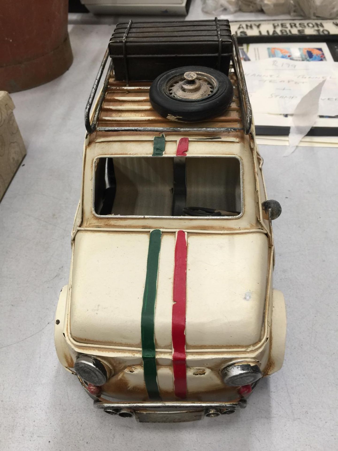 A TIN PLATE FIAT 500 TOURER