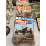 A COLLECTION OF VINTAGE 1960/1970S MOTOR & CAR MAGAZINES