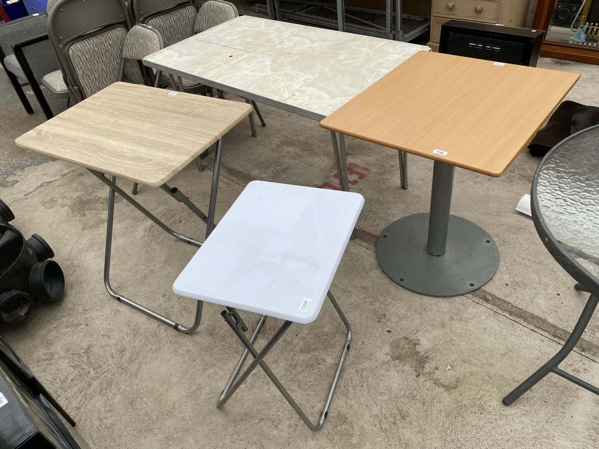 FOUR ASSORTED TABLES
