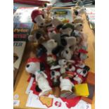 A COLLECTION OF SNOOPY TOYS, MIRROR ETC