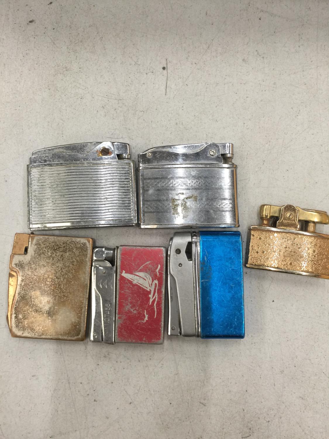 SIX RONSON LIGHTERS