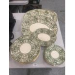 A QUANTITY OF T.G & F. B. PARISIAN GRANITE, BERESFORD PATTERN VINTAGE PLATES