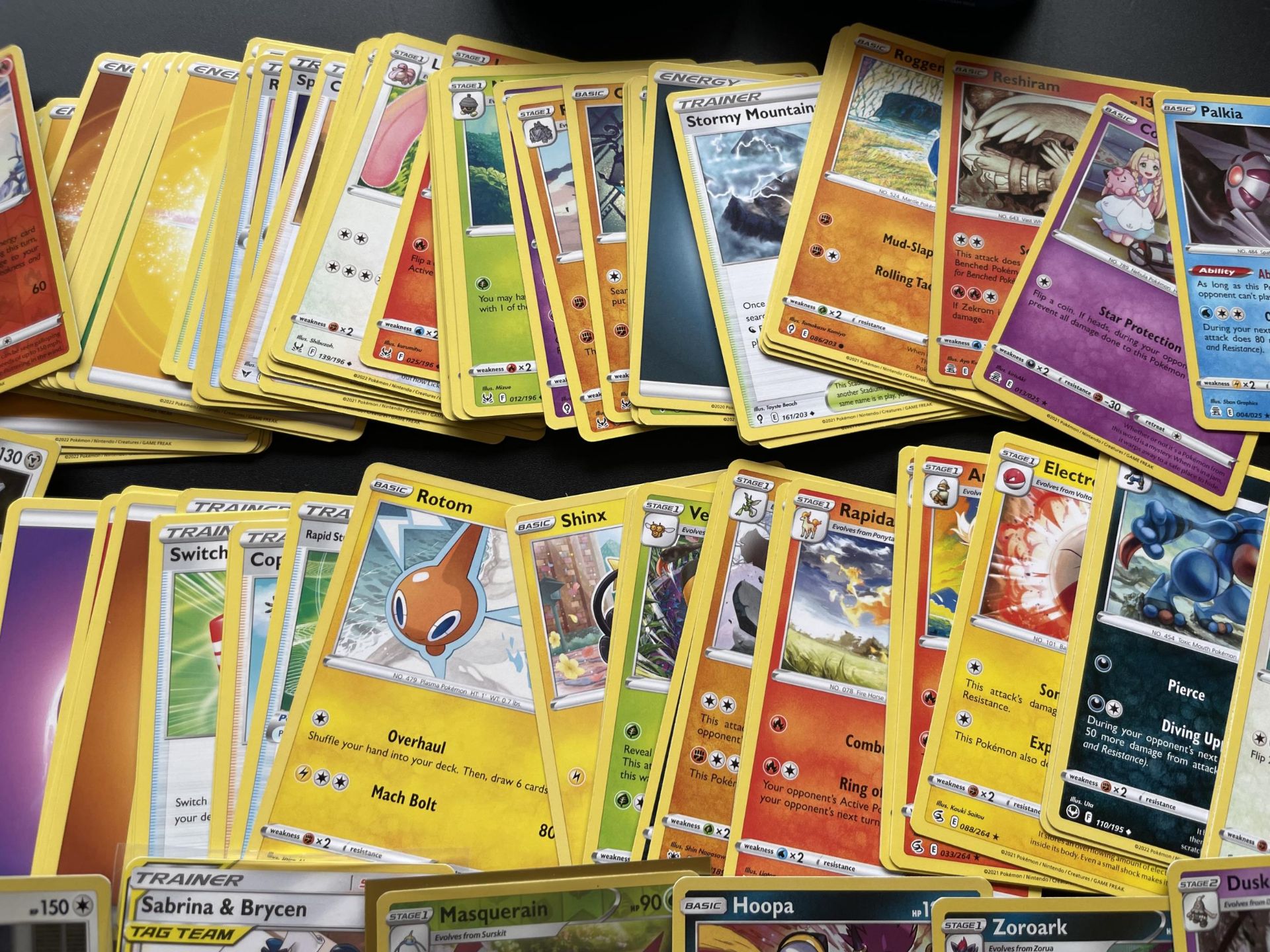 TWO TINS OF ASSORTED POKEMON CARDS, HOLOS ETC - Image 5 of 5