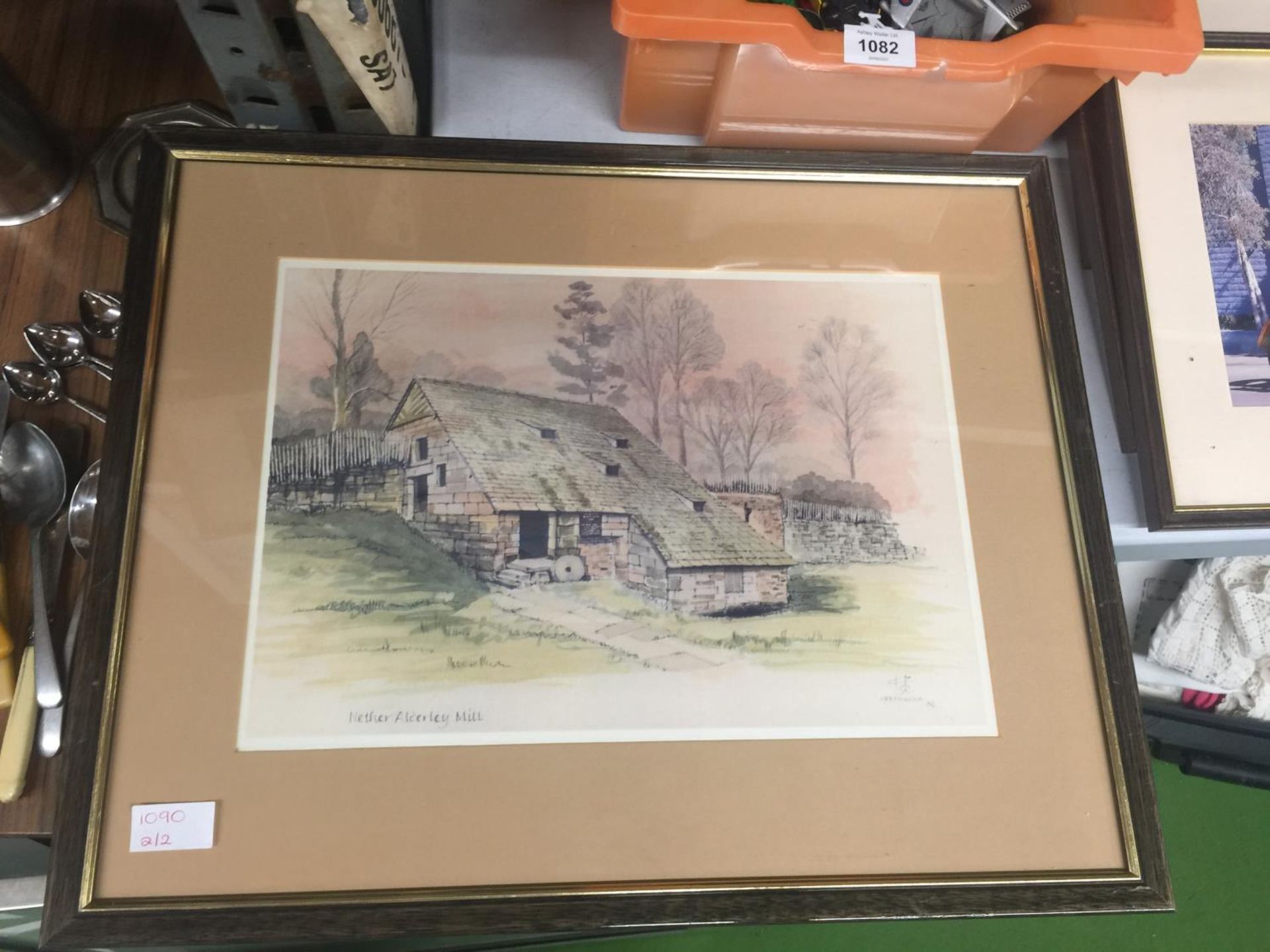 TWO FRAMED PRINTS, NETHER ALDERLEY MILL ETC - Bild 2 aus 6