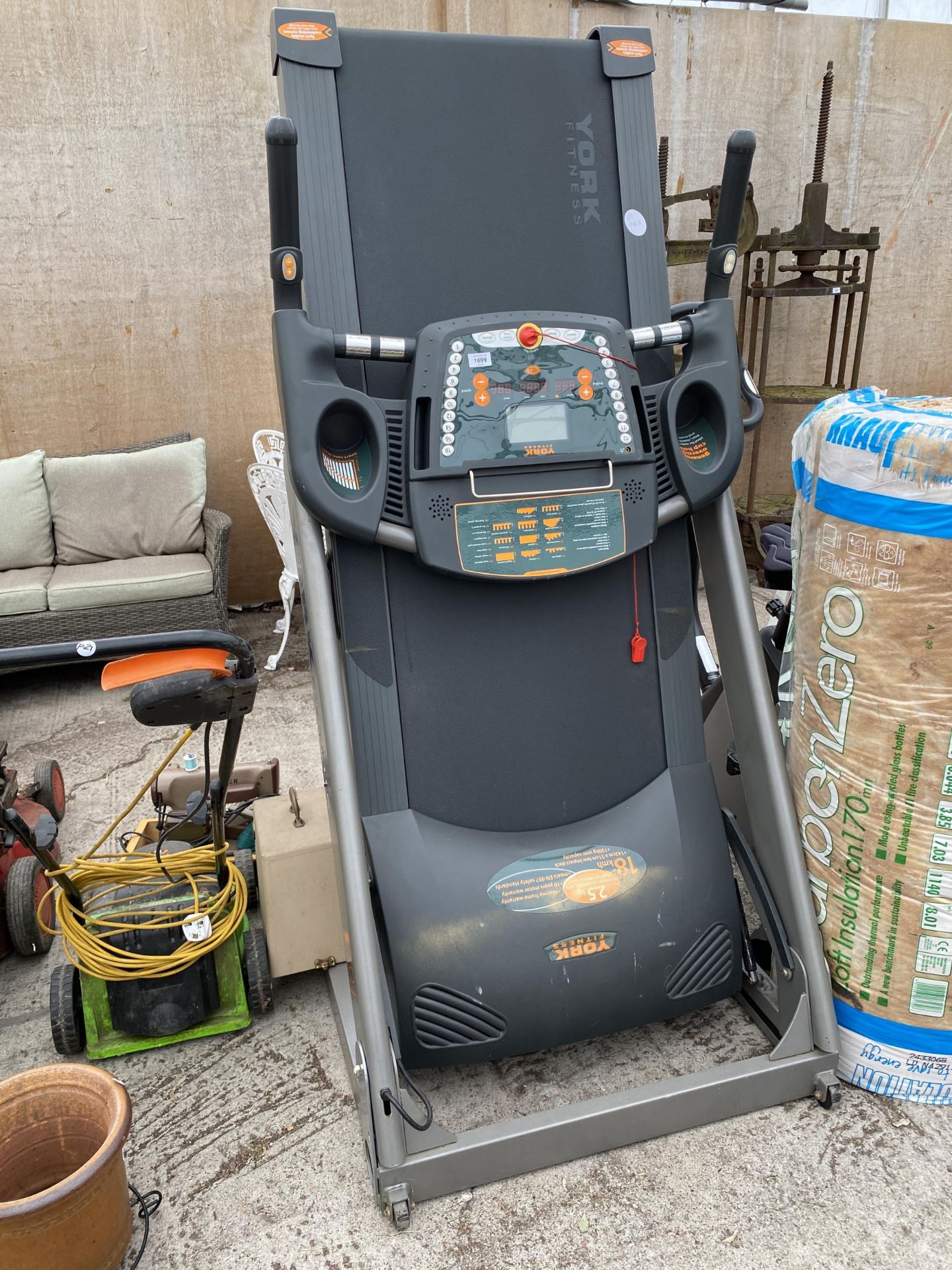 A YORK FITNESS TREADMILL