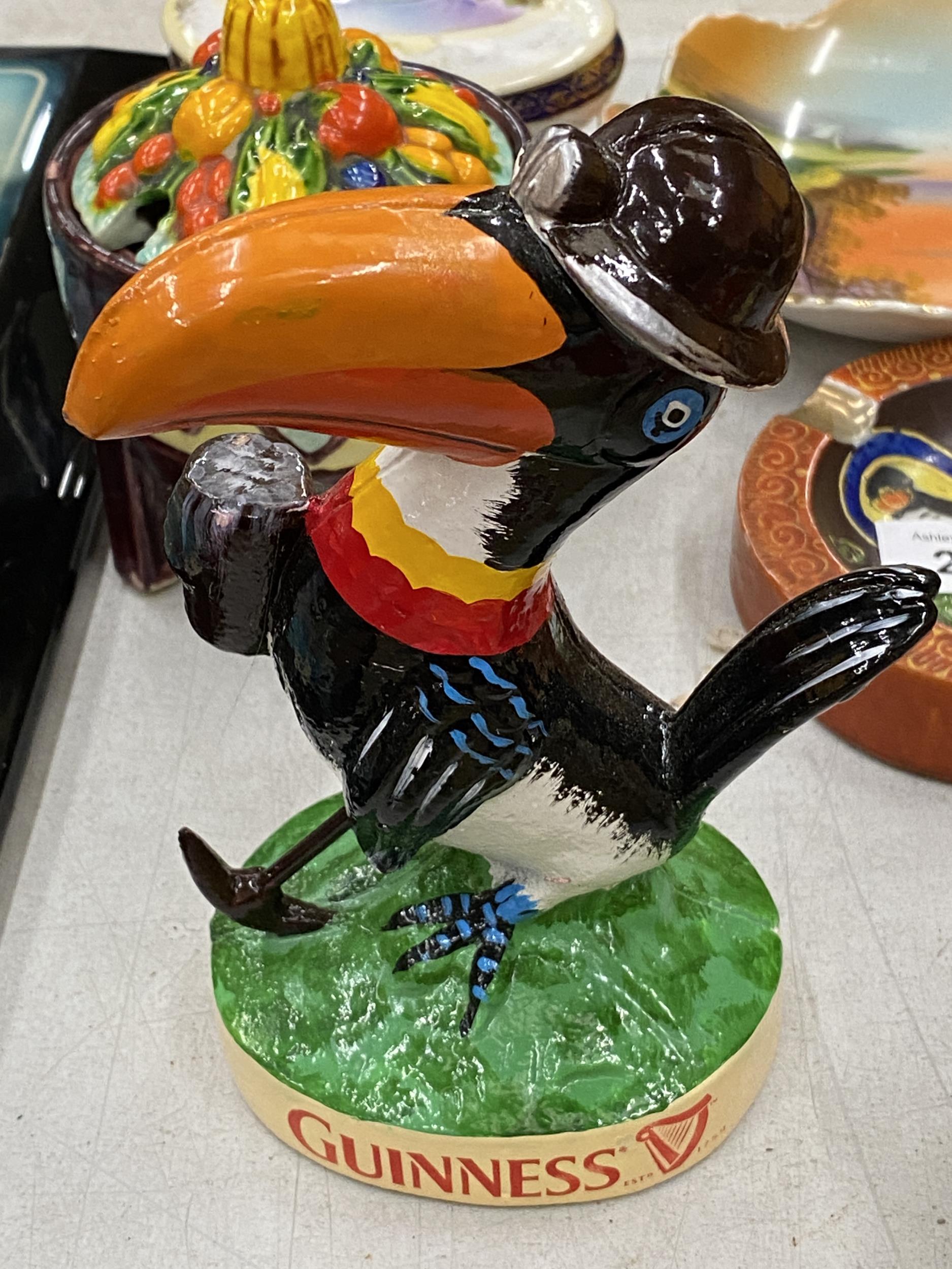 A CAST GUINNESS TOUCAN