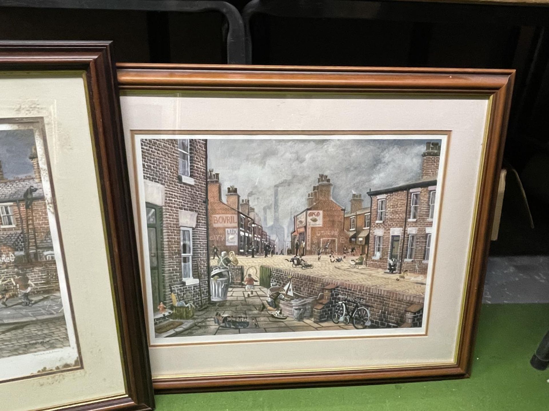TWO LARGE FRAMED LIMITED EDITION PRINTS BY BERNARD McMULLEN ONE ENTITLED "OPEN ALL HOURS" - Image 3 of 3