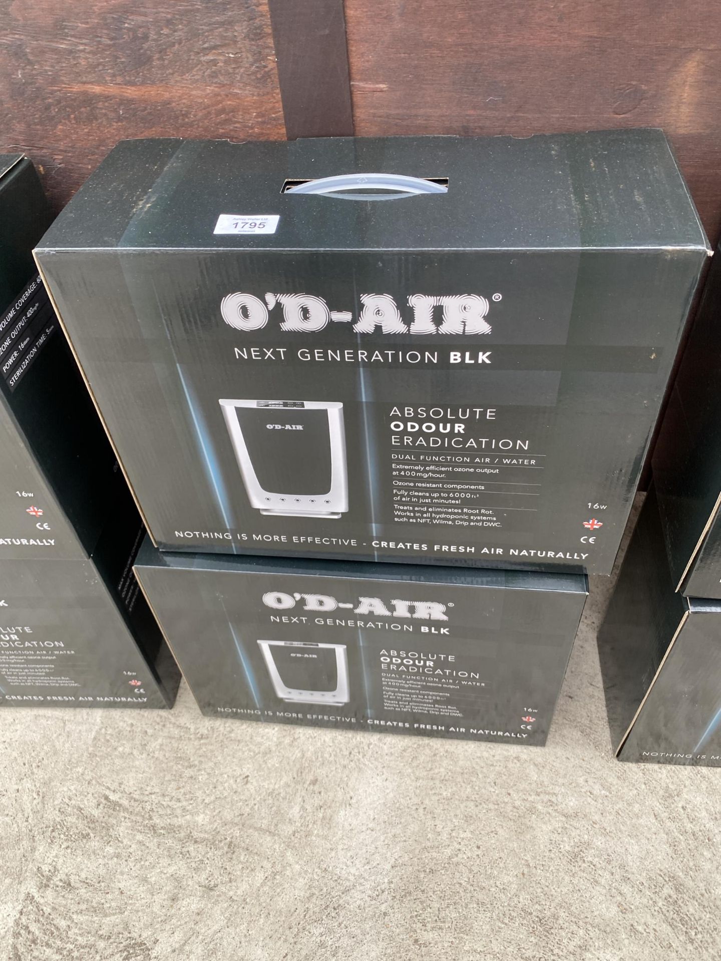 TWO BOXED O'D-AIR AIR PURIFIERS