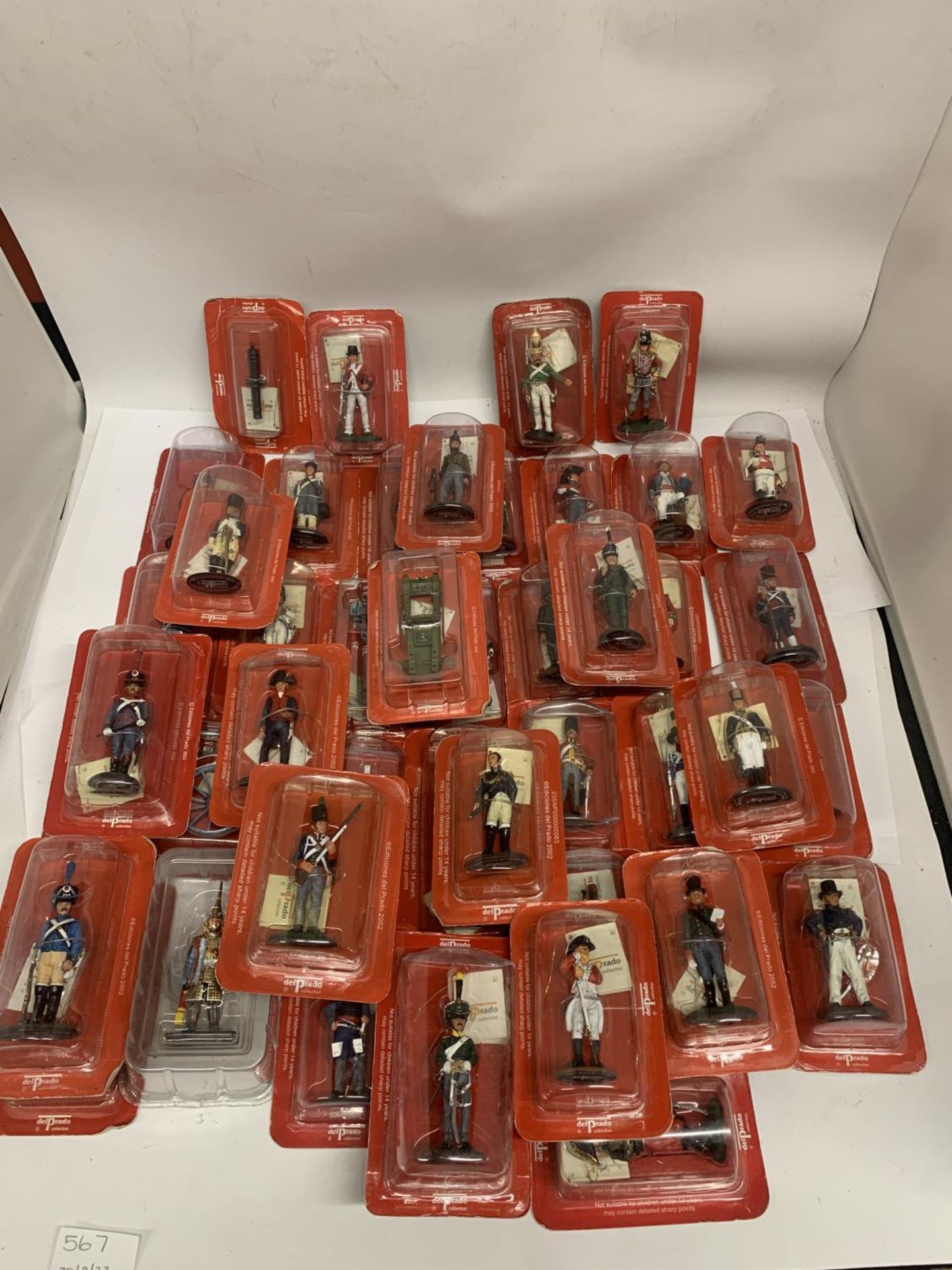 A LARGE COLLECTION OF DEL PRADO MILITARY FIGURES IN BLISTER PACKS