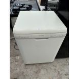 A WHITE HOTPOINT DISHWASHER