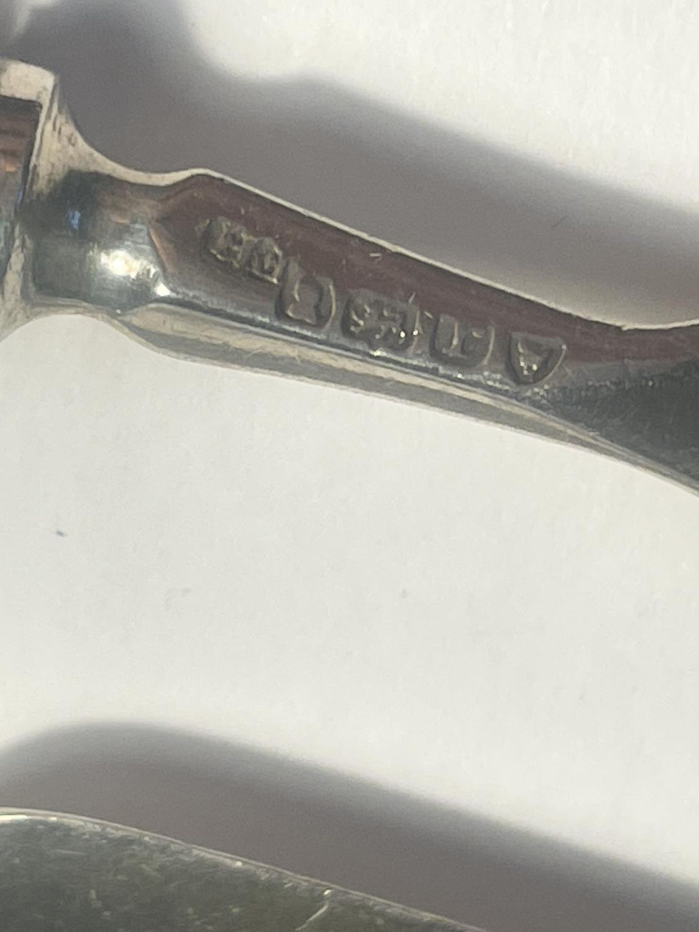 A MARKED SILVER KNIFE AND FORK - Image 3 of 3