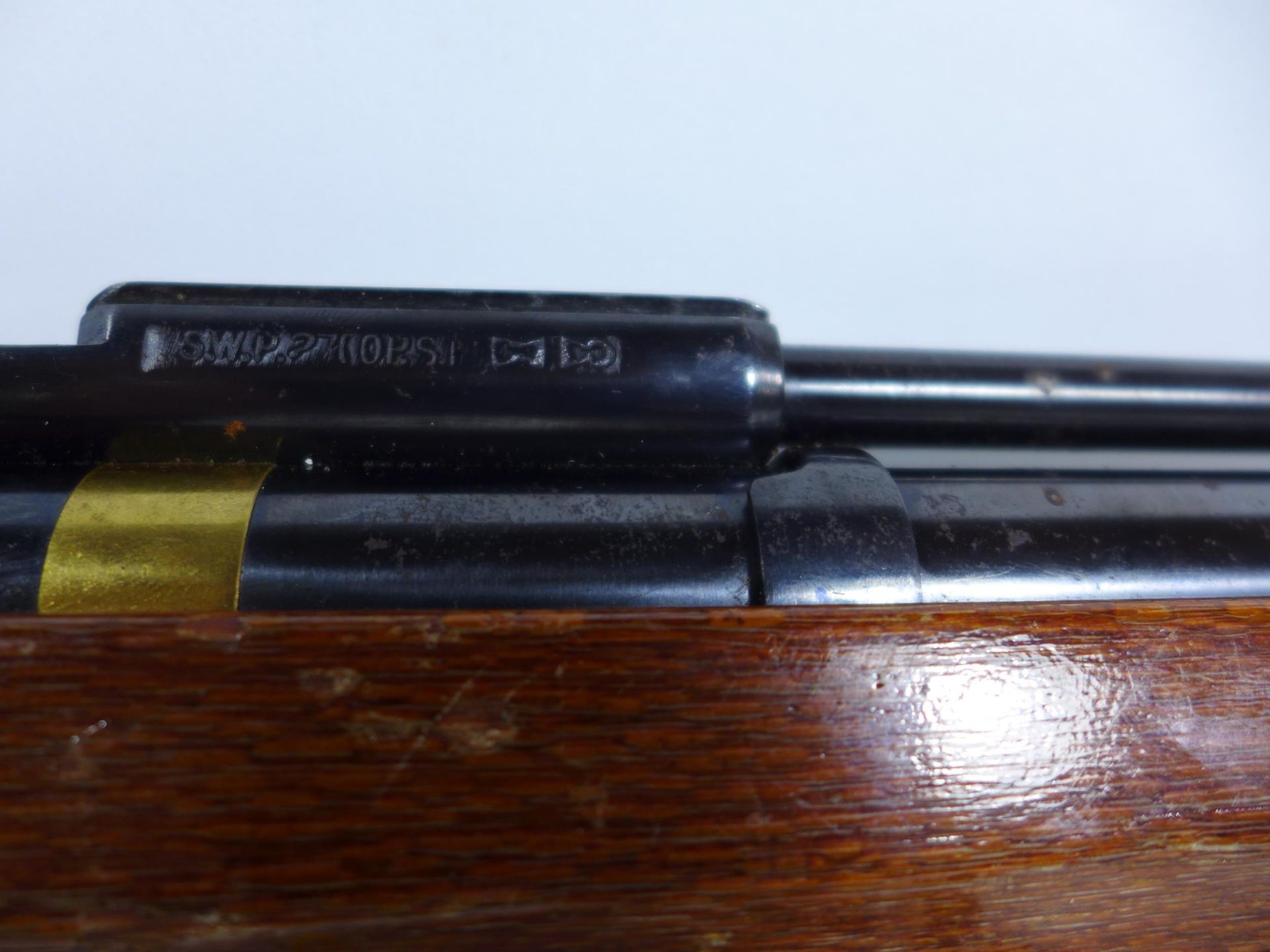 A FALCON LIGHT HUNTER FN12 .22 CALIBRE AIR PISTOL, 28CM BARREL, SERIAL NUMBER 100417, LENGTH 40CM - Bild 3 aus 6