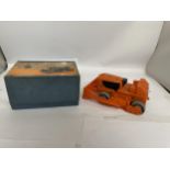 A BOXED DINKY SUPERTOYS NO. 561 BLAW KNOX BULLDOZER PLUS AN UNBOXED MARX TOYS BULLDOZER