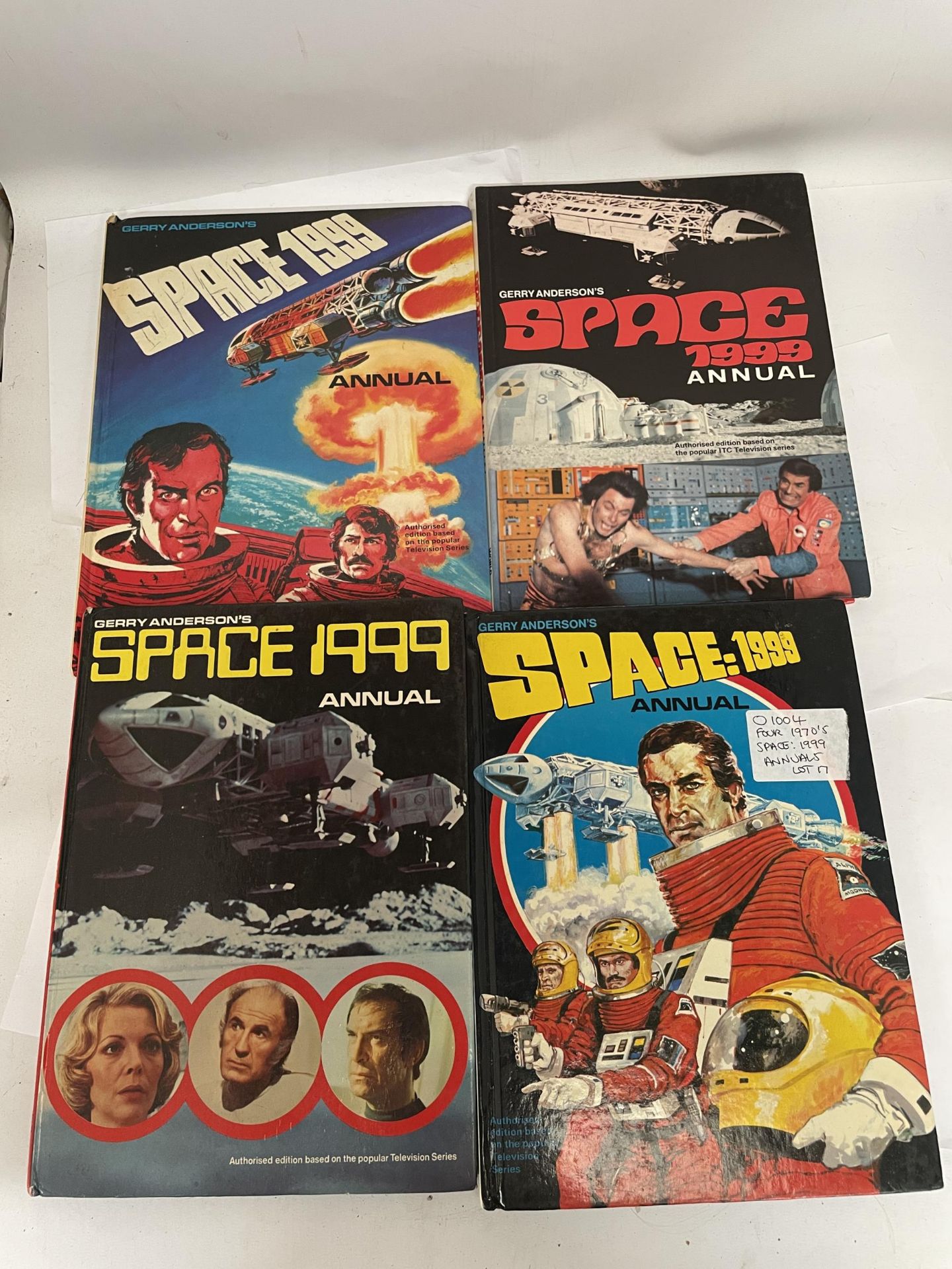 FOUR VINTAGE 1970'S 'SPACE 1999' ANNUALS