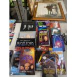 A COLLECTION OF STAR TREK NOVELS AND FACTUAL BOOKS