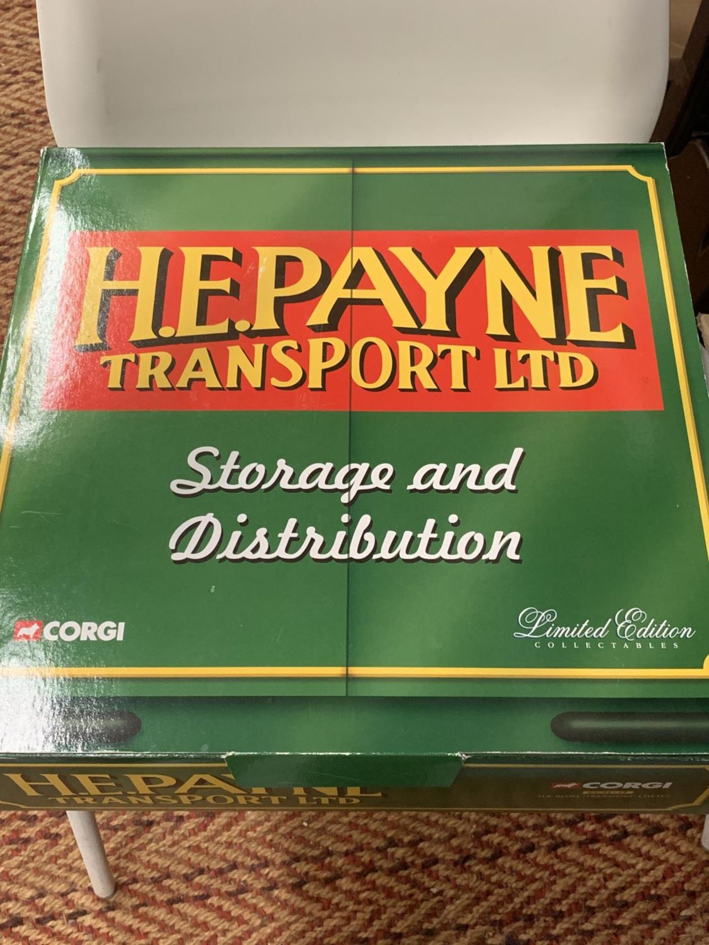 A LIMITED EDITION BOXED CORGI SET H E PAYNE TO INCLUDE A SCANIA TOPLINE 124/420 TRACTOR UNIT, A