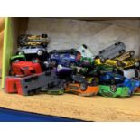 A LARGE QUANTITY ON UNBOXED DIECAST VEHICLES