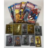 A LARGE MARVEL CLASSIC LEAD FIGURE COLLECTION BY EAGLEMOSS 1-49 FIGURE SET COMPLETE WITH